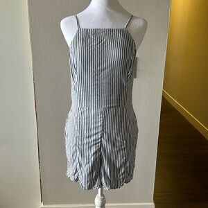 Abercrombie striped romper